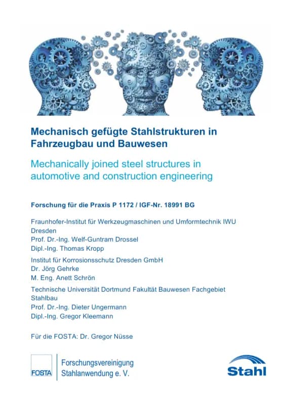 P 1172 - Mechanisch gefügte Stahlstrukturen in Fahrzeugbau und Bauwesen
