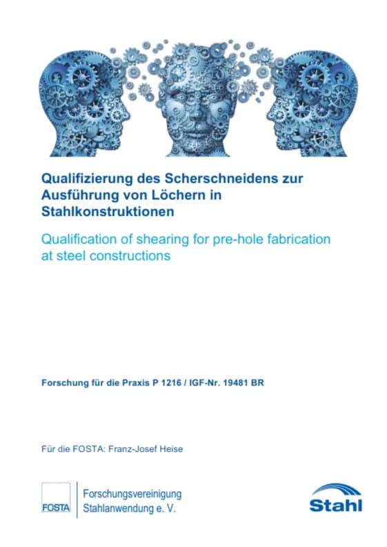 P 1216 - Qualifizierung des Scherschneidens zur Ausführung von Löchern in Stahlkonstruktionen