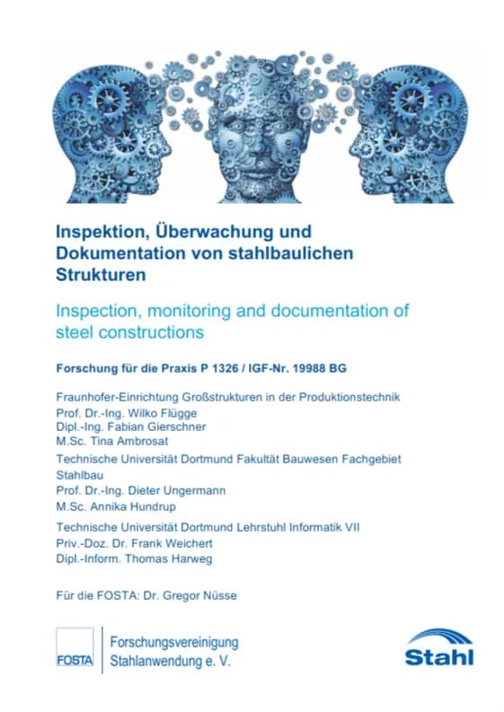 P 1326 - Inspektion, Überwachung und Dokumentation von stahlbaulichen Strukturen