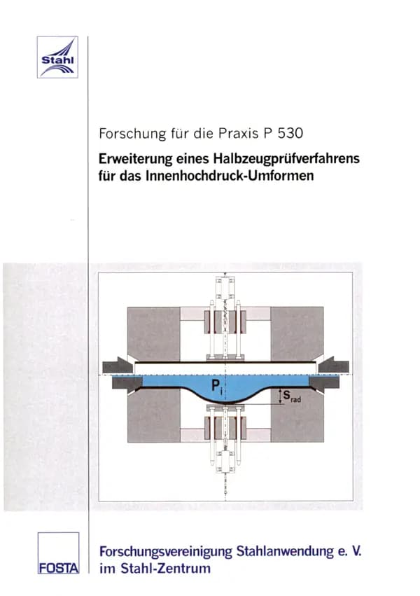 P 530 - Erweiterung eines Halbzeugprüfverfahrens für das Innenhochdruck-Umformen