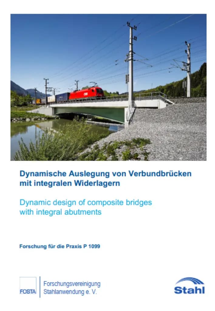 P 1099 - Dynamische Auslegung von Verbundbrücken mit integralen Widerlagern