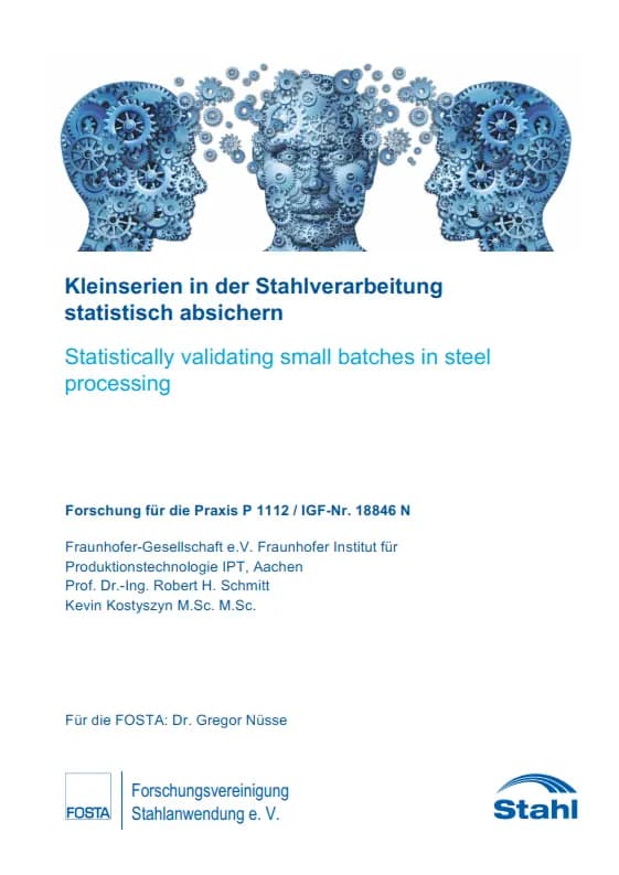 P 1112 - Kleinserien in der Stahlverarbeitung statistisch absichern