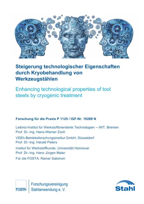 P 1125 - Steigerung technologischer Eigenschaften durch Kryobehandlung von Werkzeugstählen