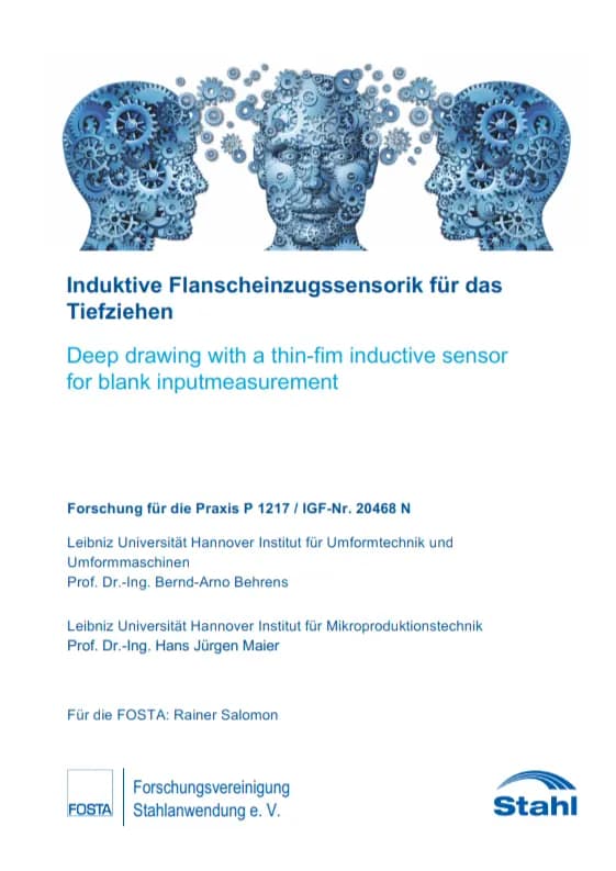 P 1217 - Induktive Flanscheinzugssensorik für das Tiefziehen