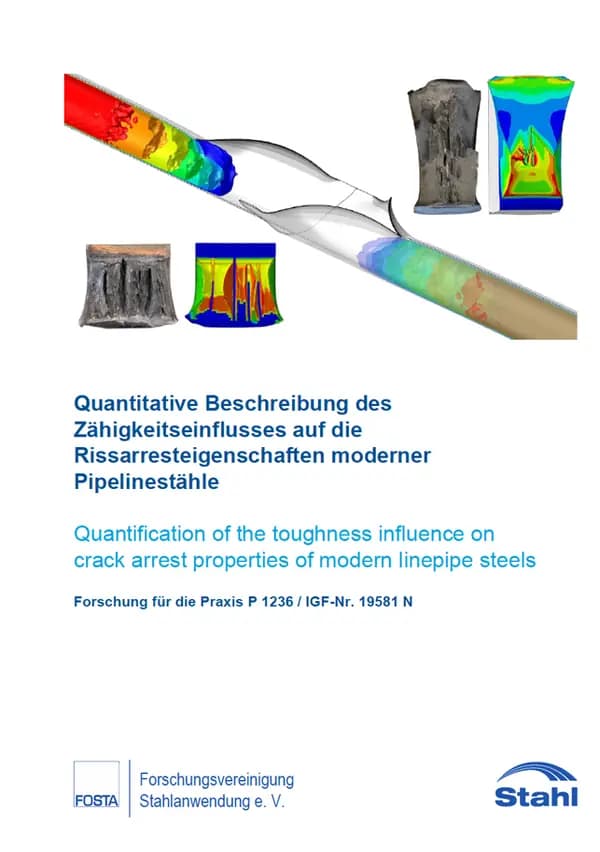 P 1236 - Quantitative Beschreibung des Zähigkeitseinflusses auf die Rissarresteigenschaften moderner Pipelinestähle