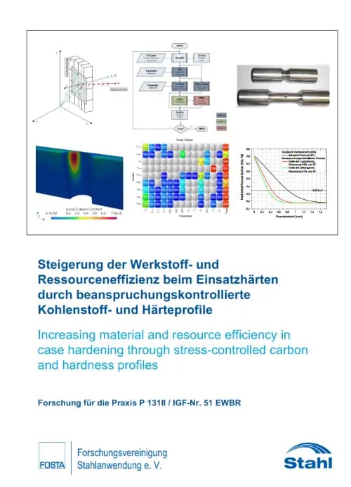 P 1318 - Steigerung der Werkstoff- und Ressourceneffizienz beim Einsatzhärten durch beanspruchungskontrollierte Kohlenstoff- und Härteprofile