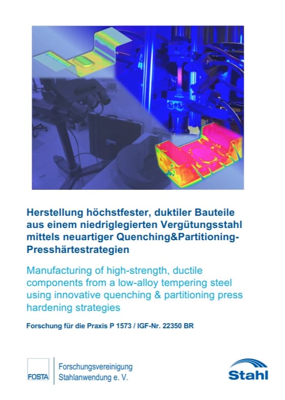 P 1573 - Manufacturing of high-strength, ductile components from a low-alloy tempering steel using innovative quenching & partitioning press hardening strategies