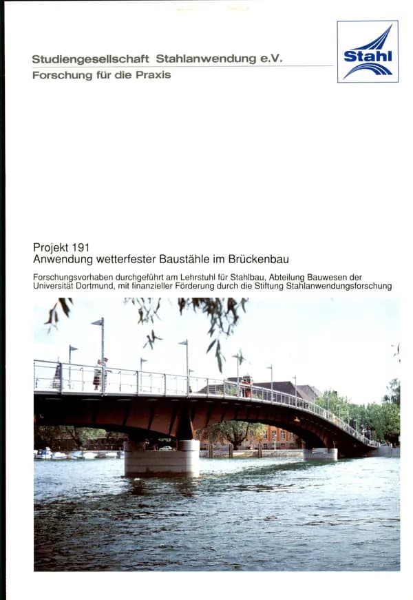 P 191 - Anwendung wetterfester Baustähle im Brückenbau