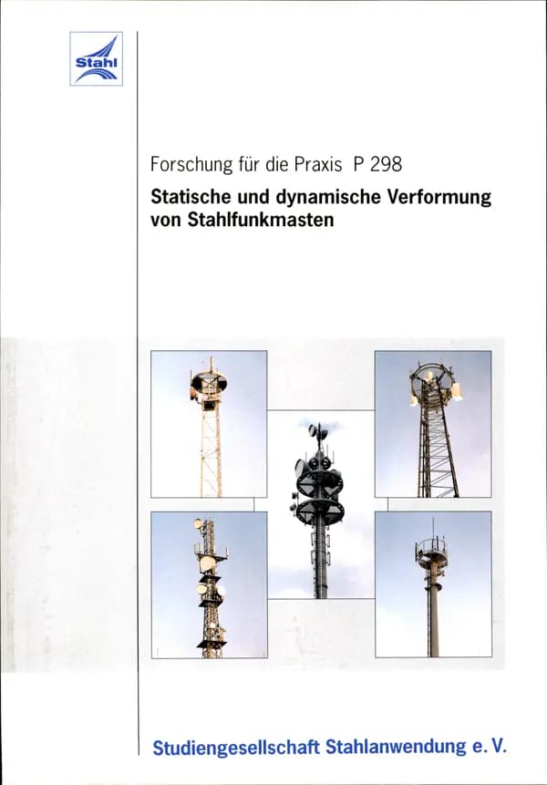 P 298 - Statische und dynamische Verformungen von Stahlfunkmasten