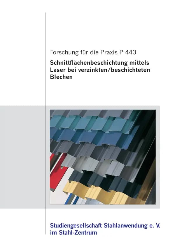P 443 - Schnittflächenbeschichtung mittels Laser bei verzinkten/beschichteten Blechen