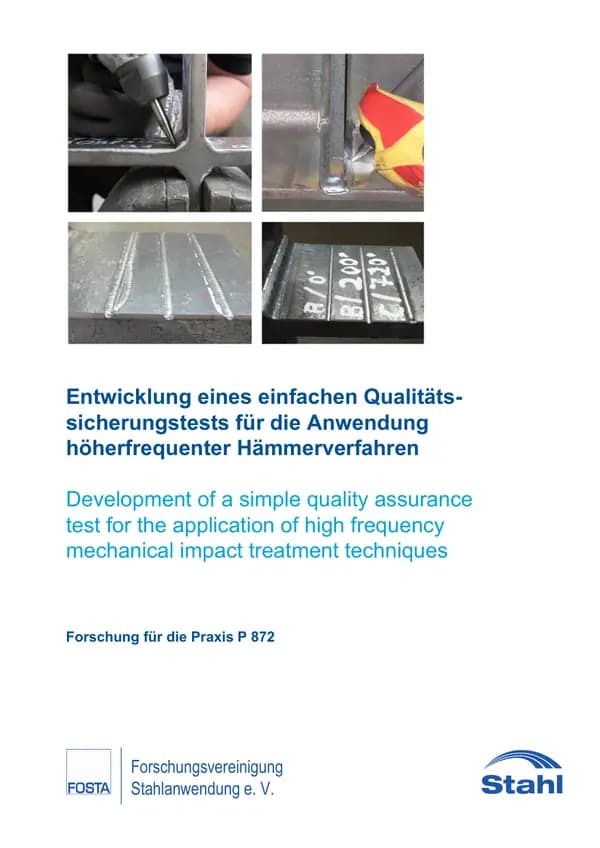 P 872 - Entwicklung eines einfachen Qualitätssicherungstests für die Anwendung höherfrequenter Hämmerverfahren