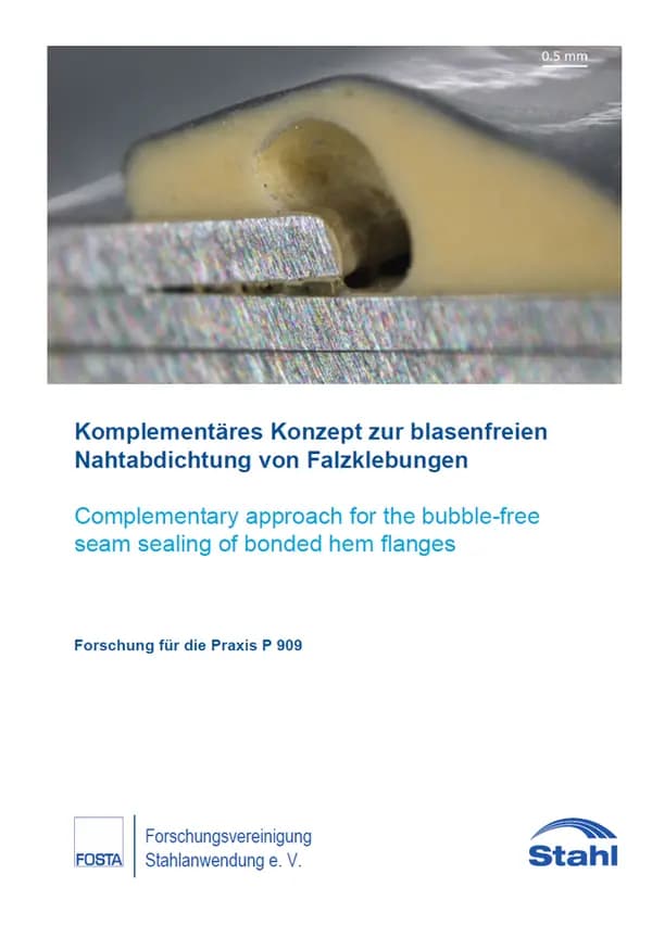 P 909 - Komplementäres Konzept zur blasenfreien Nahtabdichtung von Falzklebungen