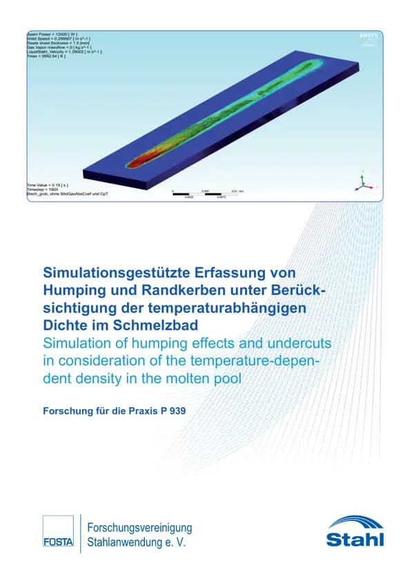 P 939 - Simulation-based detection of humping and edge notches taking into account the temperature-dependent density in the melt pool